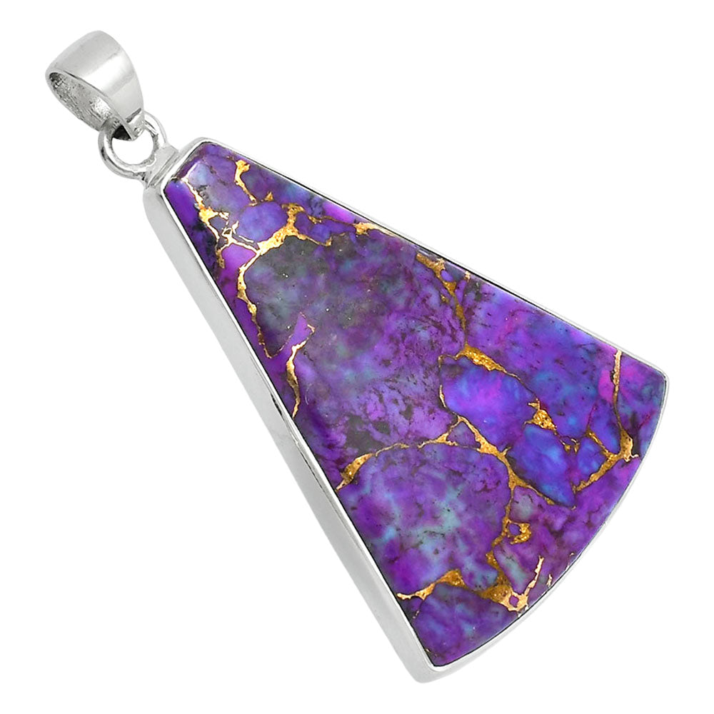 Premium Quality Copper Purple Turquoise - Arizona Pendant P-1001 31-EP10184