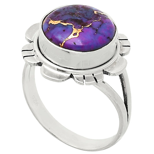 Premium Quality Copper Purple Turquoise - Arizona Ring size-9 R-1342 31-ER12016