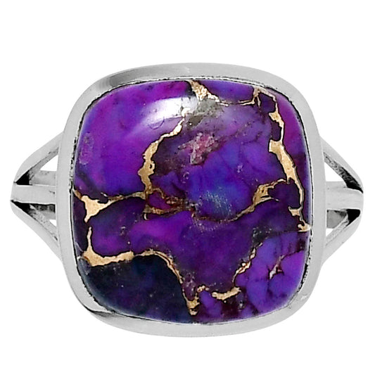 Premium Copper Purple Turquoise Ring size-9 R-1006 31-ER12141