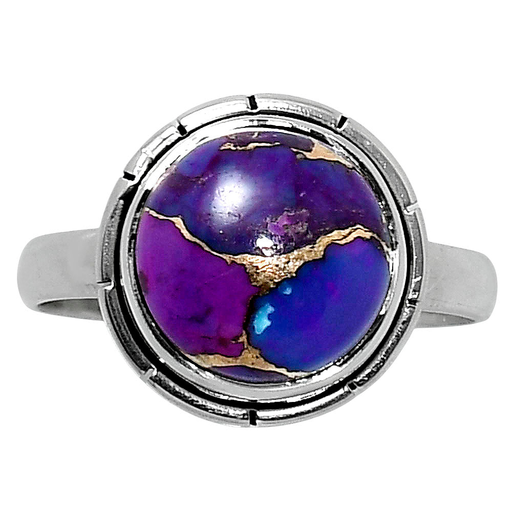Copper Purple Turquoise - Arizona Ring size-9 R-1011 31-ER14857