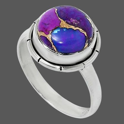 Copper Purple Turquoise - Arizona Ring size-9 R-1011 31-ER14857