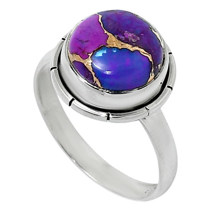 Copper Purple Turquoise - Arizona Ring size-9 R-1011 31-ER14857