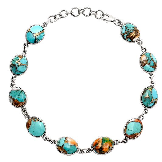 Premium Quality Spiny Oyster Turquoise Bracelet B-1001 32-EB10323