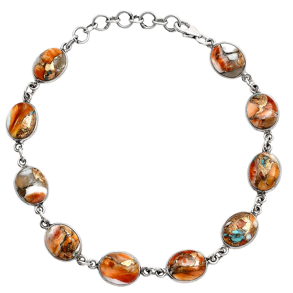 Premium Quality Spiny Oyster Turquoise Bracelet B-1001 32-EB10326