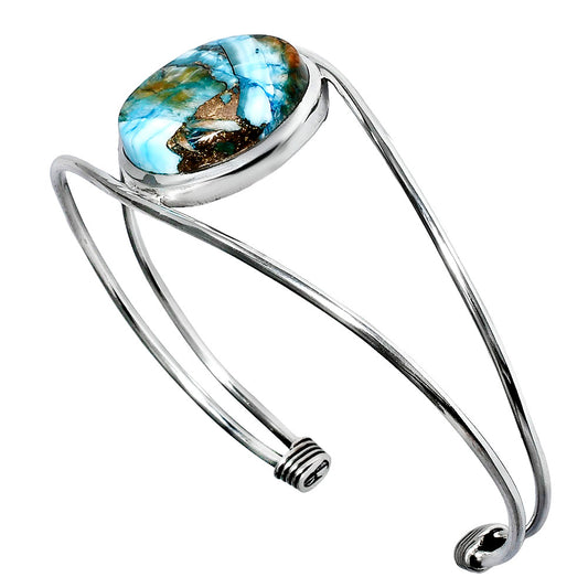 Premium Quality Spiny Oyster Turquoise Cuff Bangle Bracelet B-1013 32-EB10336