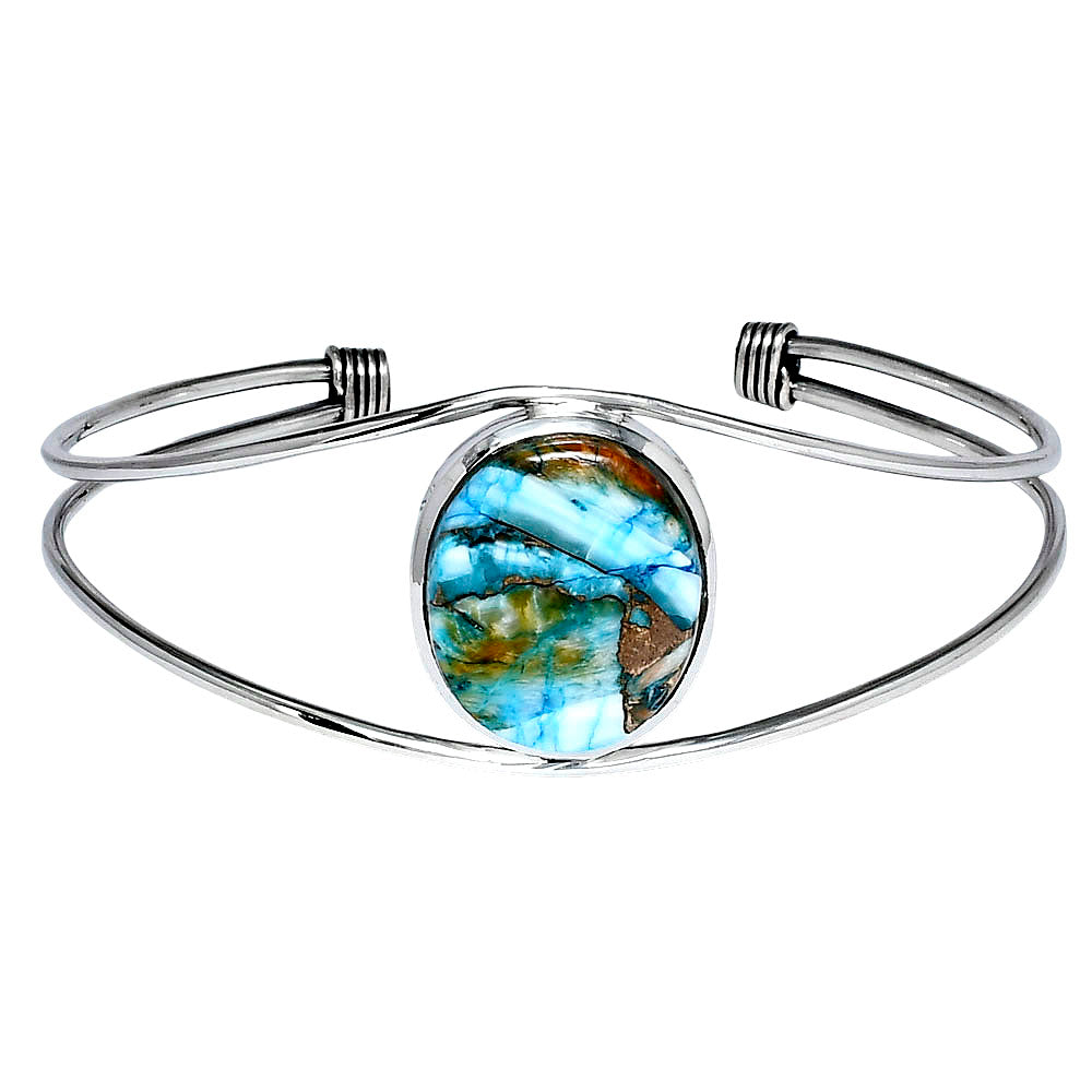 Premium Quality Spiny Oyster Turquoise Cuff Bangle Bracelet B-1013 32-EB10336