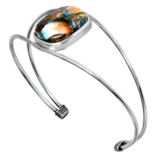 Premium Quality Spiny Oyster Turquoise Cuff Bangle Bracelet B-1013 32-EB10337