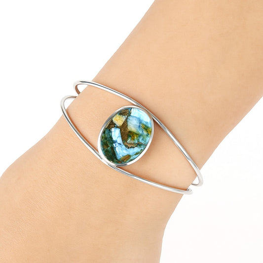 Premium Quality Spiny Oyster Turquoise Cuff Bangle Bracelet B-1013 32-EB10338