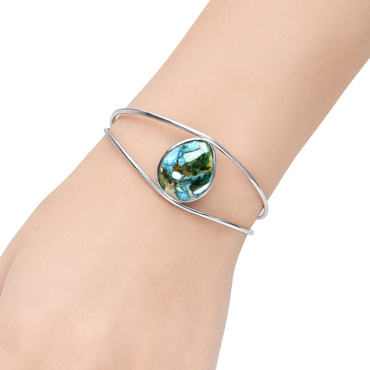 Premium Quality Spiny Oyster Turquoise Cuff Bangle Bracelet B-1013 32-EB10340