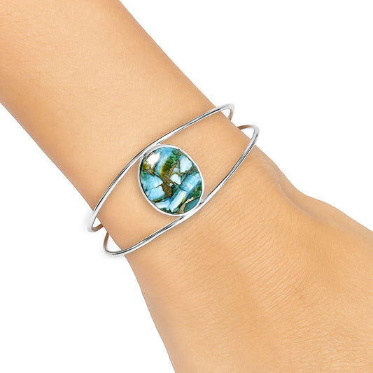 Premium Quality Spiny Oyster Turquoise Cuff Bangle Bracelet B-1013 32-EB10341