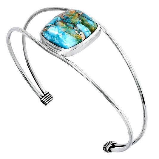 Premium Quality Spiny Oyster Turquoise Cuff Bangle Bracelet B-1013 32-EB10343