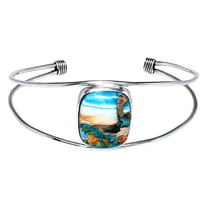 Premium Quality Spiny Oyster Turquoise Cuff Bangle Bracelet B-1013 32-EB10344
