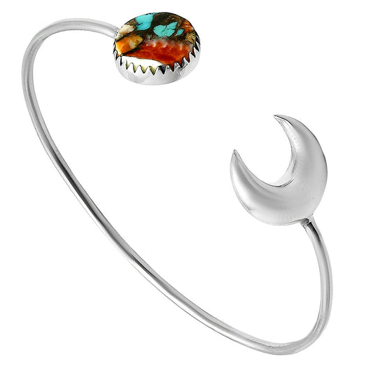 Premium Quality Spiny Oyster Turquoise Cuff Bangle Bracelet B-1046 32-EB10351