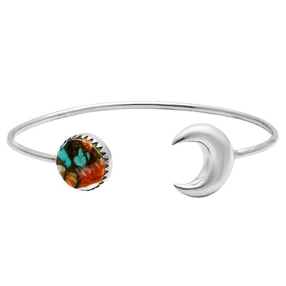 Premium Quality Spiny Oyster Turquoise Cuff Bangle Bracelet B-1046 32-EB10351