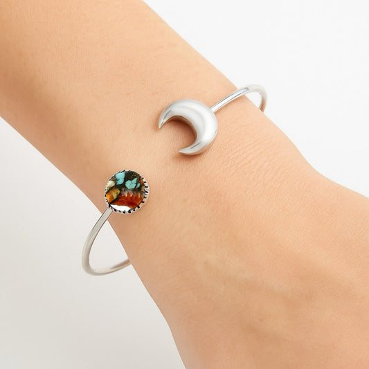 Premium Quality Spiny Oyster Turquoise Cuff Bangle Bracelet B-1046 32-EB10351