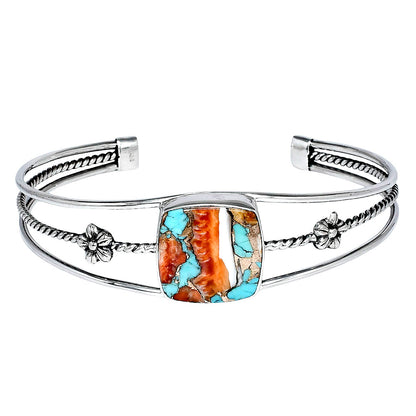 Premium Quality Spiny Oyster Turquoise Cuff Bangle Bracelet B-1012 32-EB10352