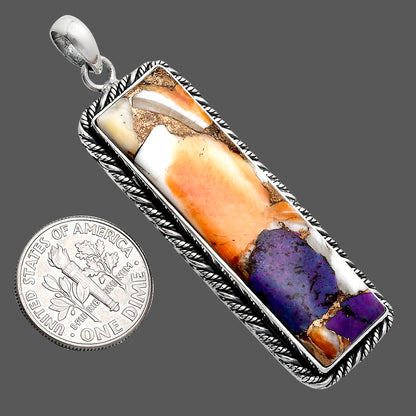 Premium Quality Spiny Oyster Turquoise Pendant P-1074 32-EP10205