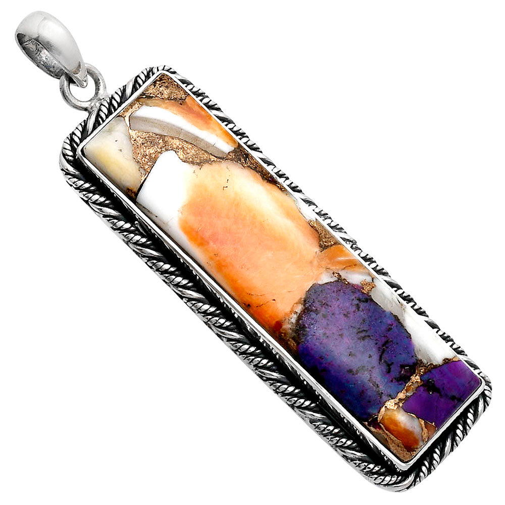 Premium Quality Spiny Oyster Turquoise Pendant P-1074 32-EP10205
