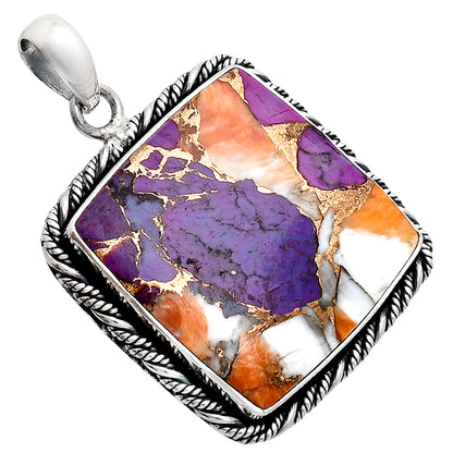 Premium Quality Spiny Oyster Turquoise Pendant P-1074 32-EP10206