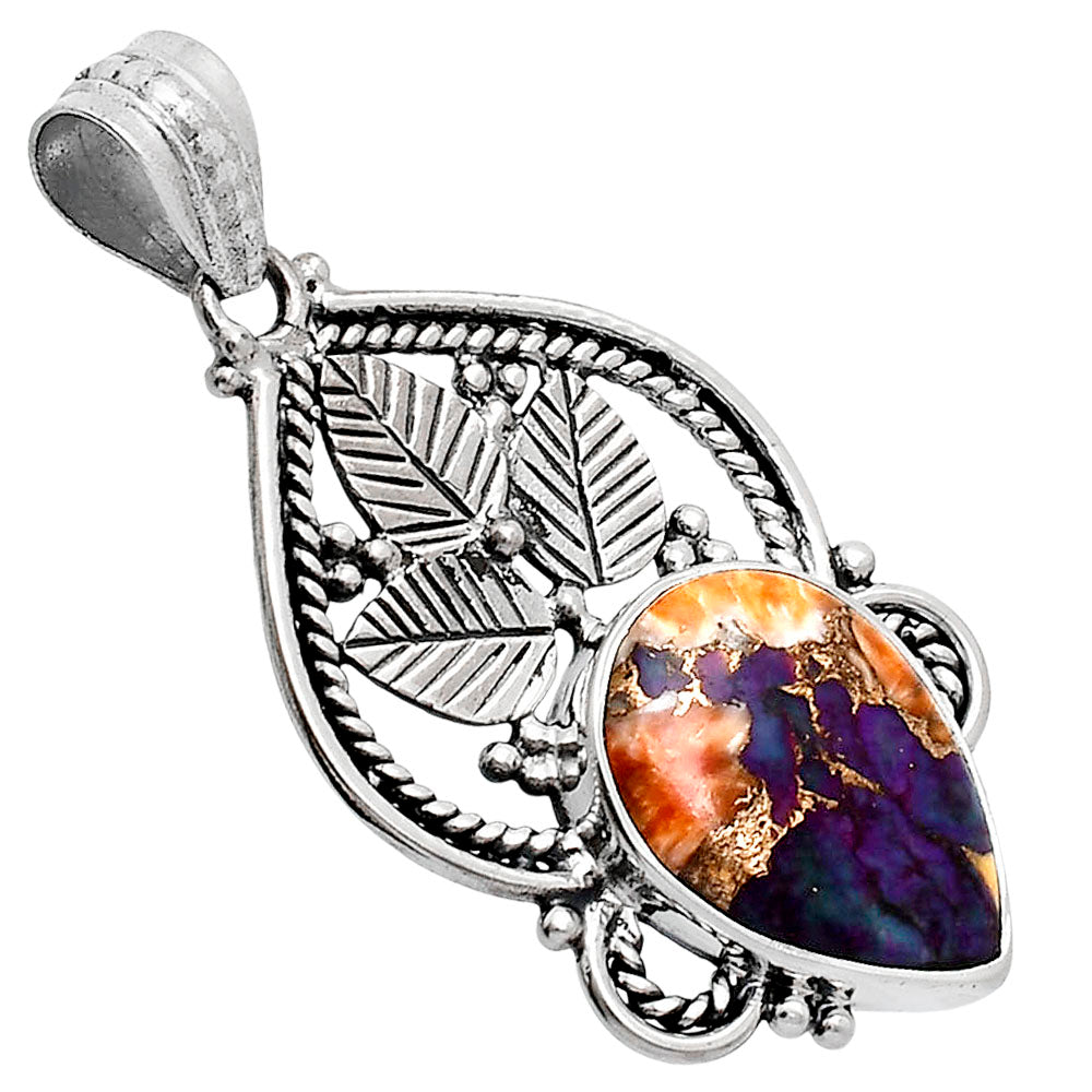 Premium Quality Spiny Oyster Turquoise - Arizona Pendant P-1258 32-EP10210