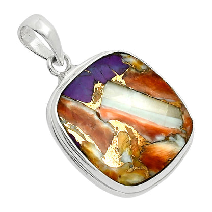 Premium Quality Spiny Oyster Turquoise - Arizona Pendant P-1124 32-EP10216