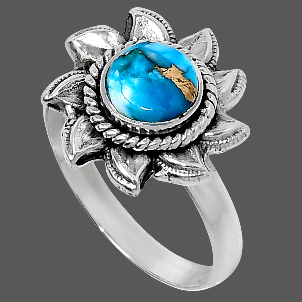 Premium Spiny Oyster Turquoise Ring size-9 R-1617 32-ER12505
