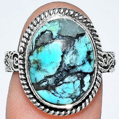 Premium Quality Lucky Charm Tibetan Turquoise Ring size-8 R-1067 33-ER12510