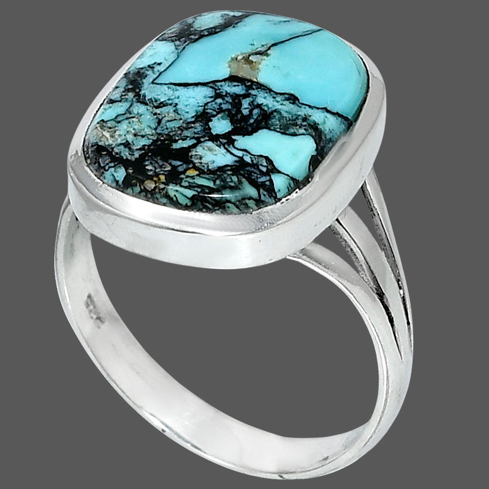 Premium Lucky Charm Tibetan Turquoise Ring size-10 R-1006 33-ER12516