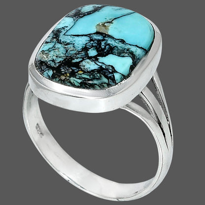 Premium Lucky Charm Tibetan Turquoise Ring size-10 R-1006 33-ER12516