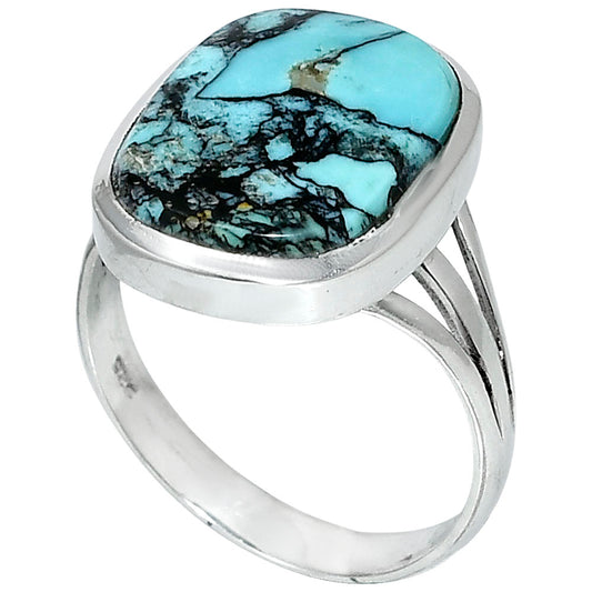Premium Lucky Charm Tibetan Turquoise Ring size-10 R-1006 33-ER12516