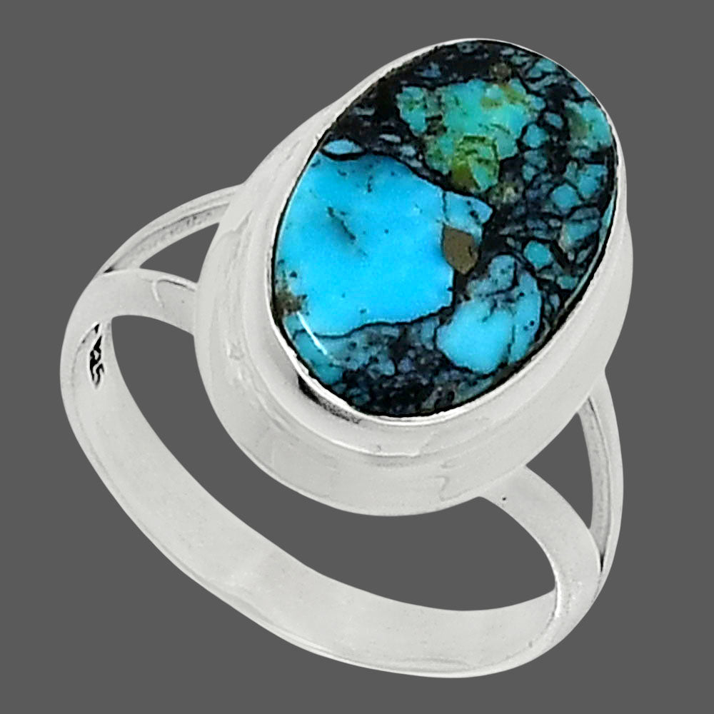 Premium Quality Lucky Charm Tibetan Turquoise Ring size-7 R-1008 33-ER12550