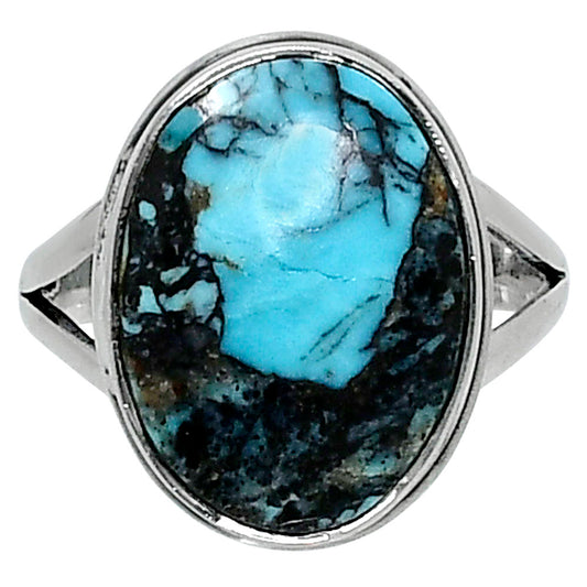Premium Quality Lucky Charm Tibetan Turquoise Ring size-8 R-1008 33-ER12557