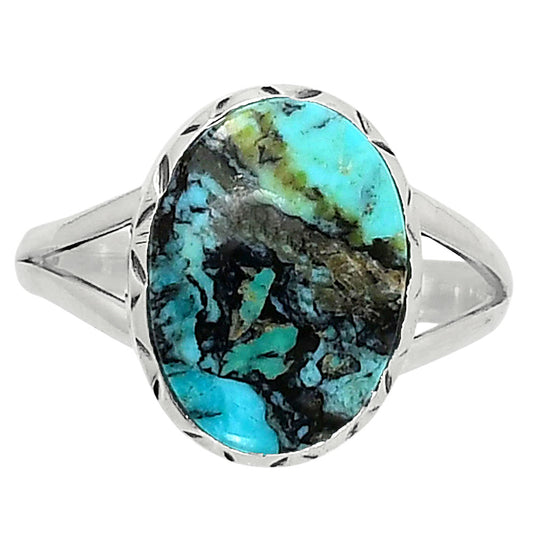 Premium Lucky Charm Tibetan Turquoise Ring size-10 R-1074 33-ER12586