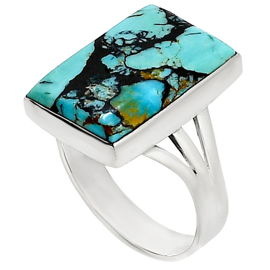 Lucky Charm Tibetan Turquoise Ring size-10 R-1003 33-ER15058