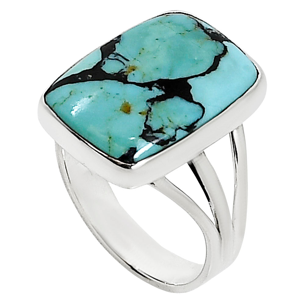 Lucky Charm Tibetan Turquoise Ring size-9 R-1003 33-ER15060