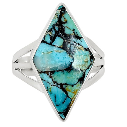Lucky Charm Tibetan Turquoise Ring size-9 R-1003 33-ER15068