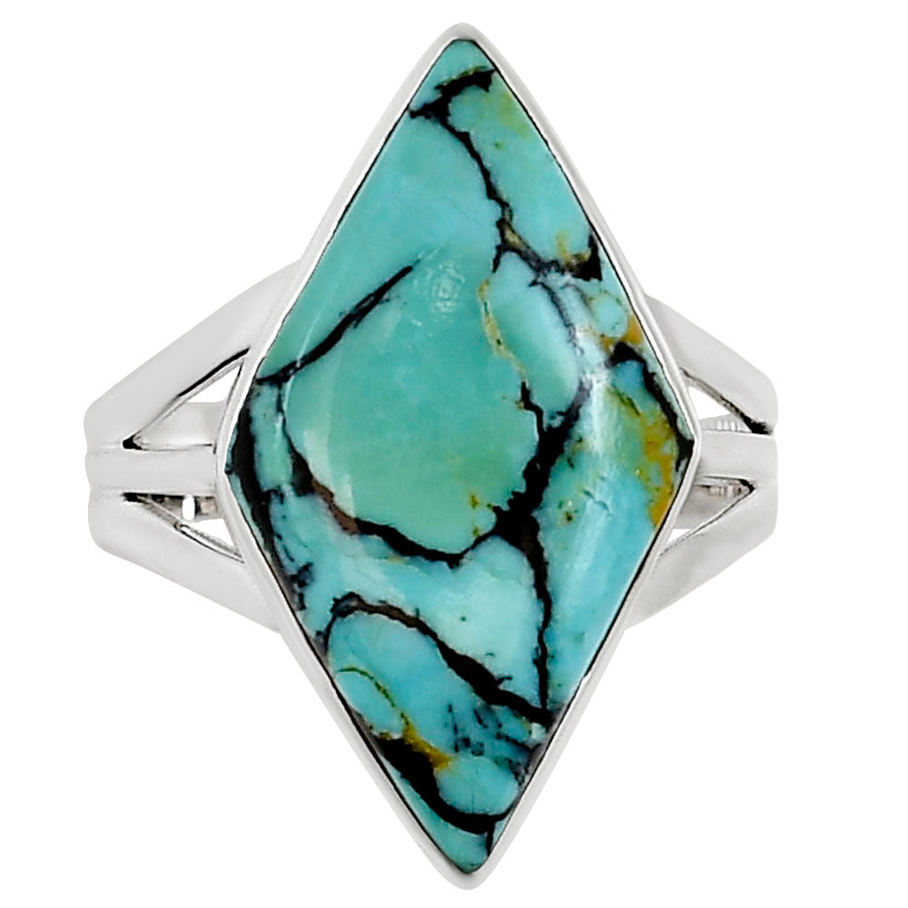 Lucky Charm Tibetan Turquoise Ring size-10 R-1003 33-ER15069