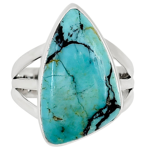 Lucky Charm Tibetan Turquoise Ring size-7 R-1003 33-ER15070