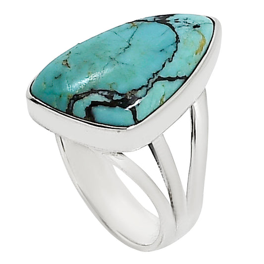 Lucky Charm Tibetan Turquoise Ring size-7 R-1003 33-ER15070