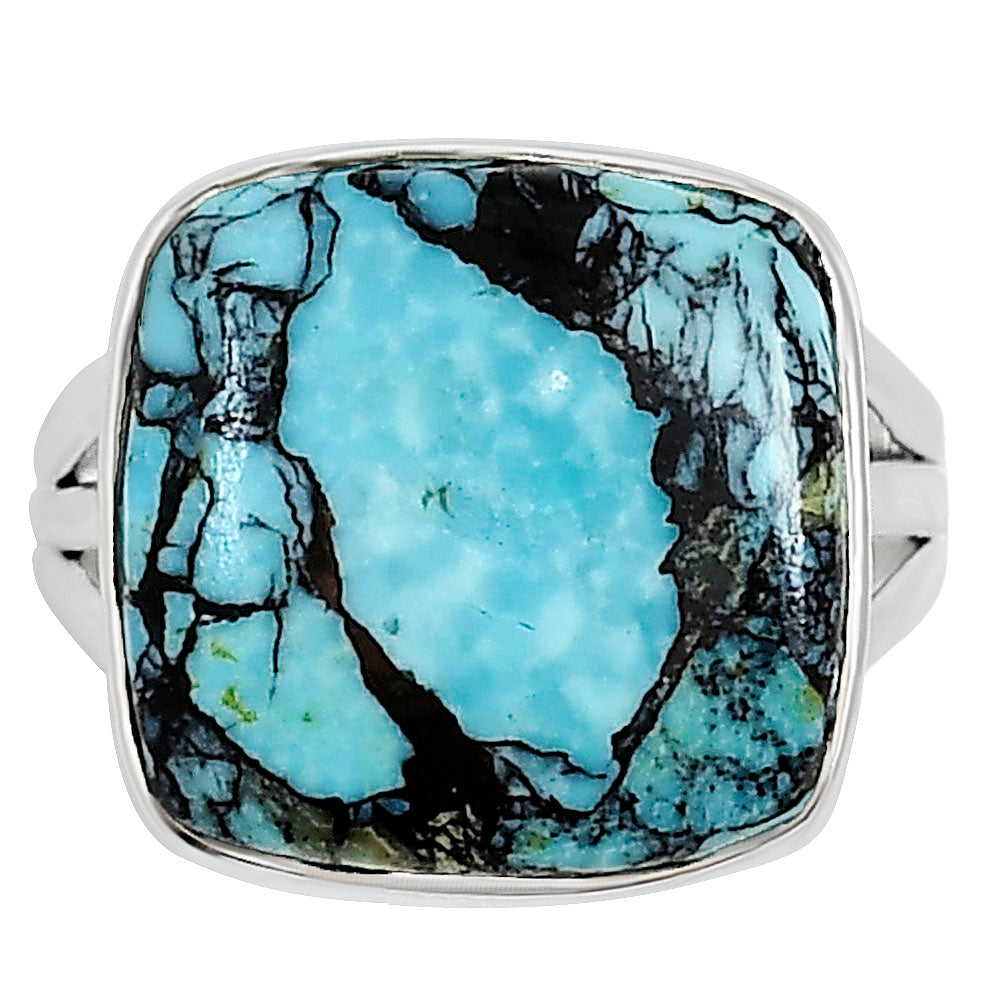 Lucky Charm Tibetan Turquoise Ring size-9 R-1003 33-ER15073