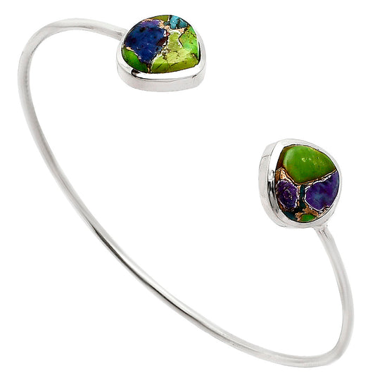 Premium Quality Multi Copper Turquoise Cuff Bangle Bracelet B-1004 34-EB10364