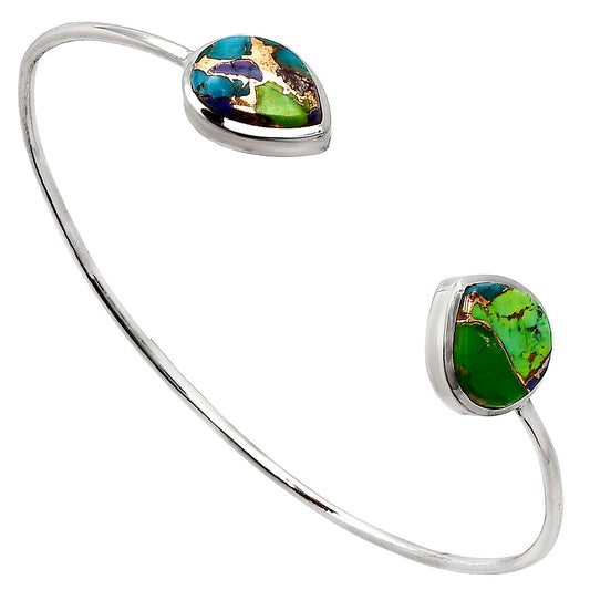Premium Quality Multi Copper Turquoise Cuff Bangle Bracelet B-1004 34-EB10369