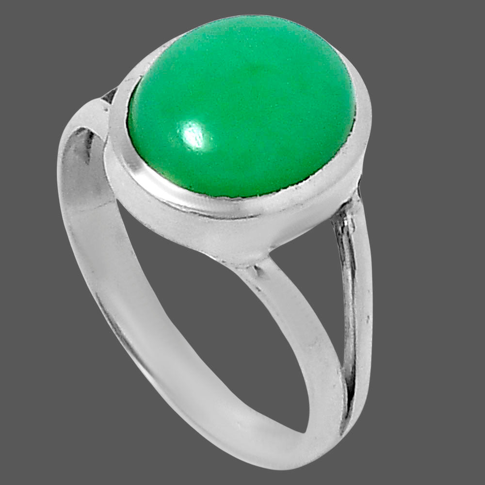 Premium Chrysoprase - Australia Ring size-7 R-1005 35-ER12704