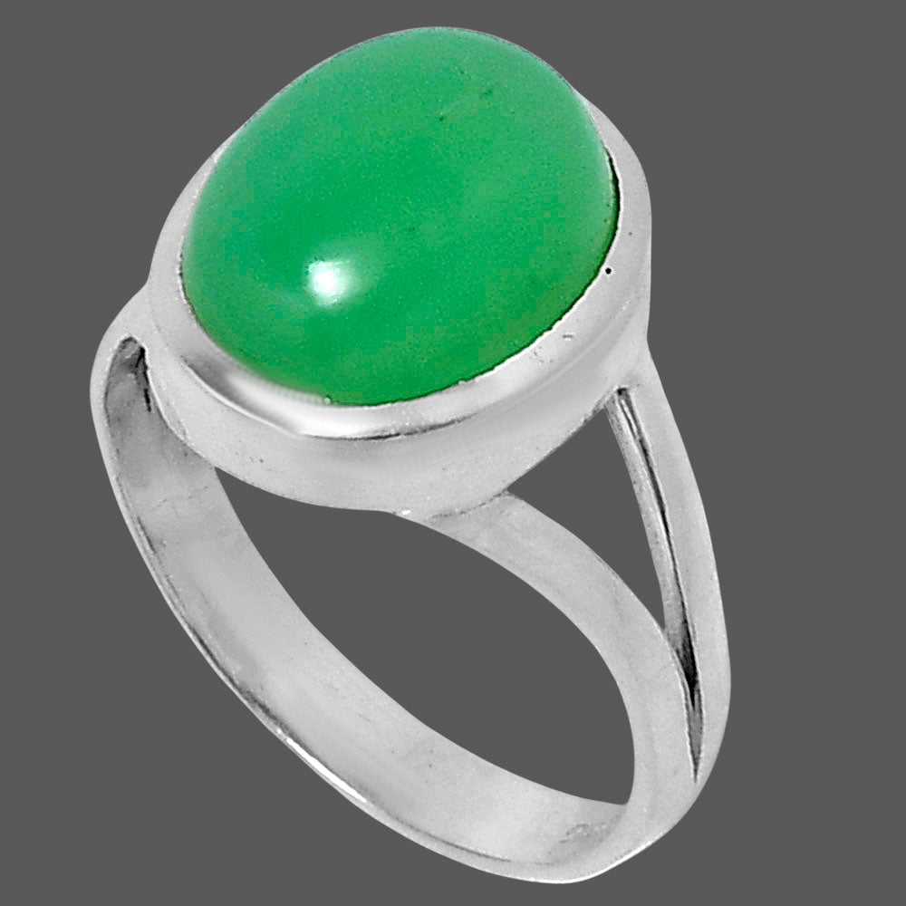 Premium Chrysoprase - Australia Ring size-7 R-1005 35-ER12705