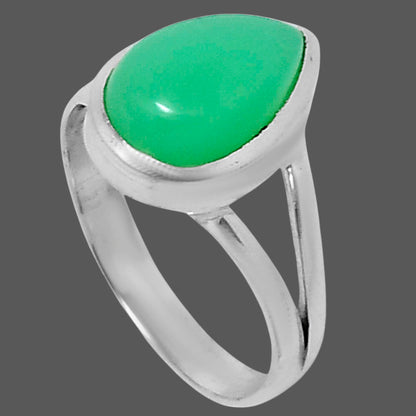 Premium Chrysoprase - Australia Ring size-7 R-1005 35-ER12708
