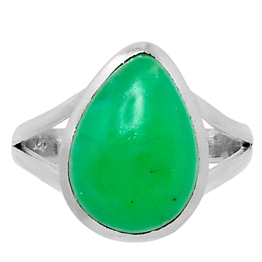 Premium Chrysoprase - Australia Ring size-7 R-1005 35-ER12714