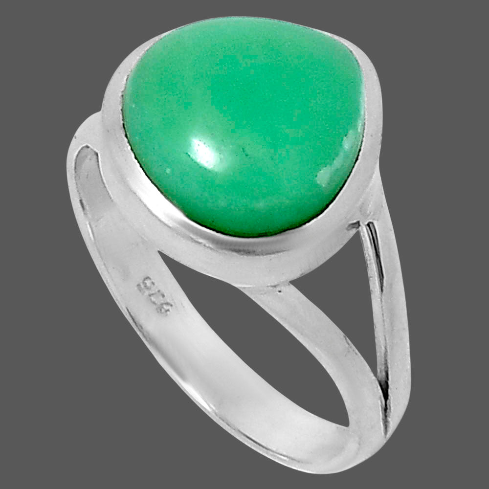Premium Chrysoprase - Australia Ring size-7 R-1005 35-ER12716