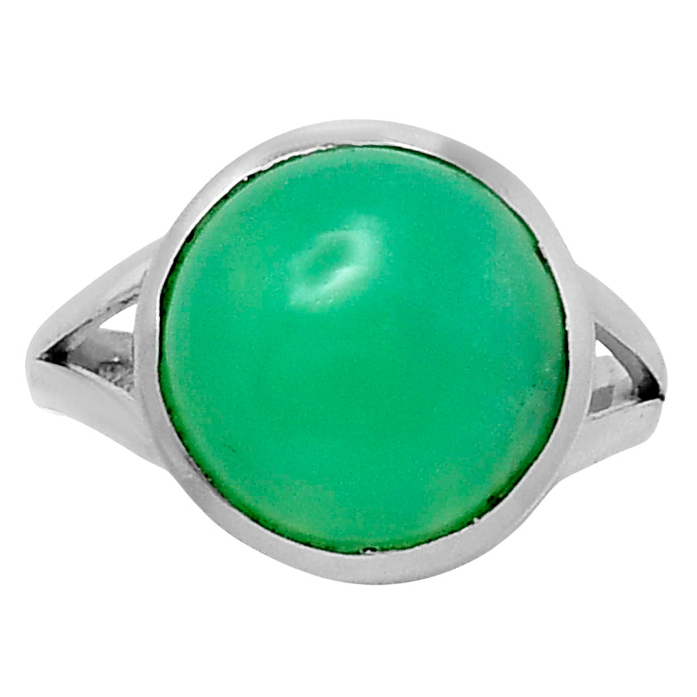 Premium Chrysoprase - Australia Ring size-7 R-1005 35-ER12718
