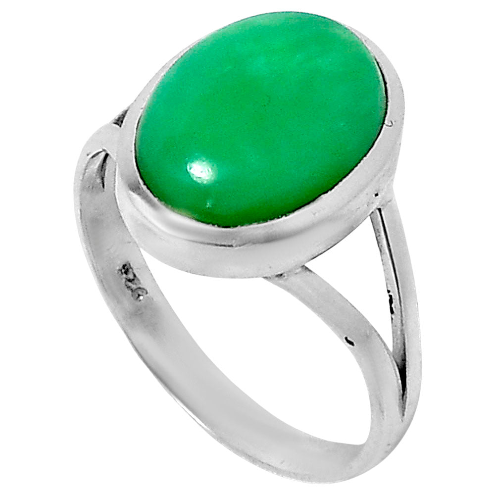 Premium Chrysoprase - Australia Ring size-9 R-1005 35-ER12757