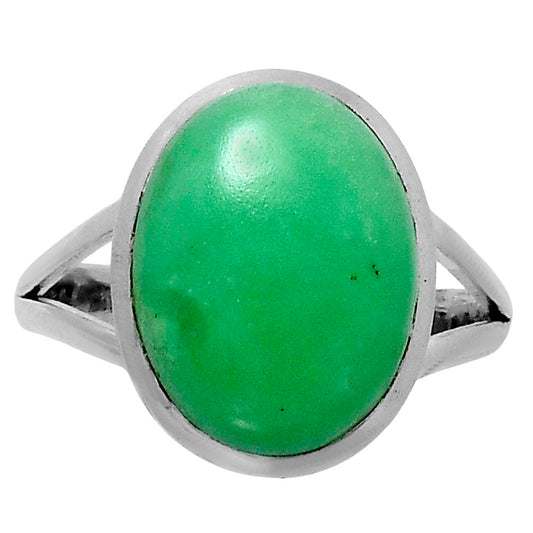 Premium Chrysoprase - Australia Ring size-10 R-1005 35-ER12764